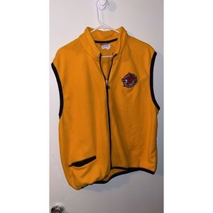 Iowa State Cyclones  Adult Fleece Embroidered Sleeveless Vest Large